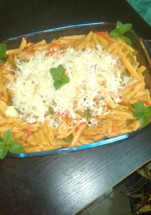 A picture of Mexican pasta.