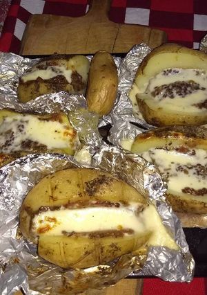 Una foto de Papas al horno
