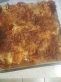 Dump cake peach cobbler