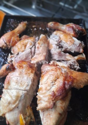 Una foto de Pollo al limón