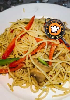 Gambar Spaghetti Aglio Olio