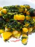 Spinach with Chickpeas and Orange