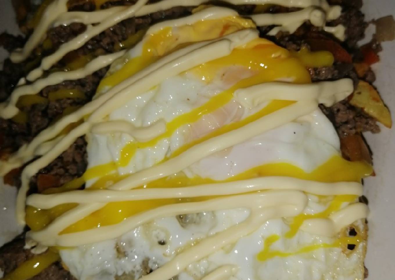 Papas Fritas con carne molida