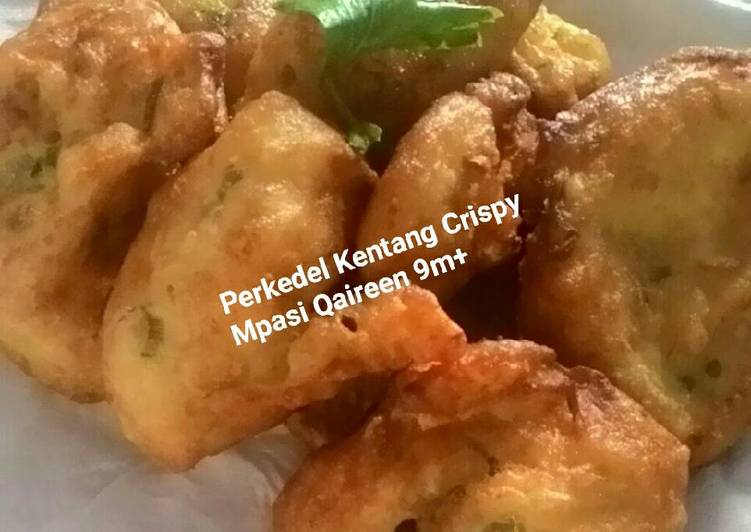 Resep: MPASI 9m+ | Perkedel Kentang Crispy yang Enak
