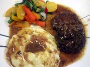 A picture of beef broth gravy