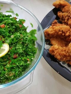 صورة لوصفة دجاج كرسبي