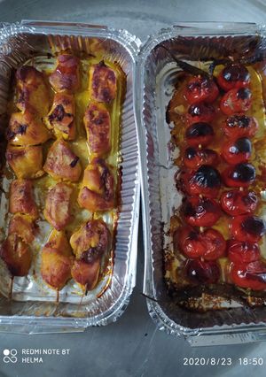 عکسی از دستور جوجه کباب در فر