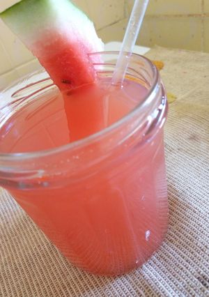 A picture of Watermelon Agua Fresca.