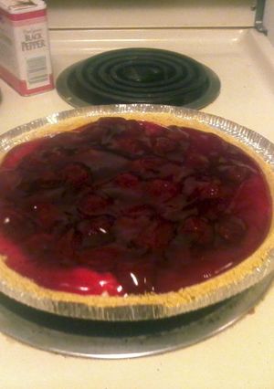 A picture of Strawberry Cheesecake.