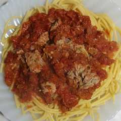 Una foto de Salsa de atún para pastas