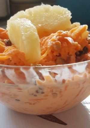 Una foto de Ensalada de zanahoria (dulce)