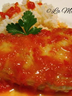 Una foto de Atún en salsa de pimiento