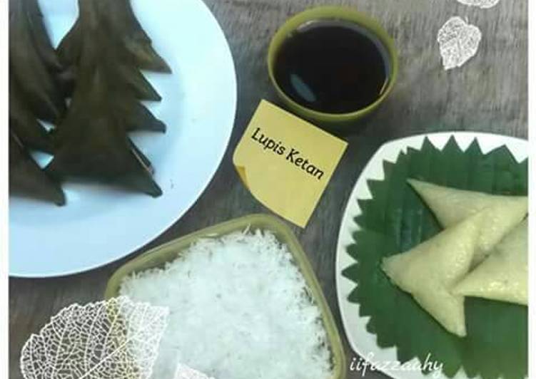 resep cara membuat Lupis Ketan