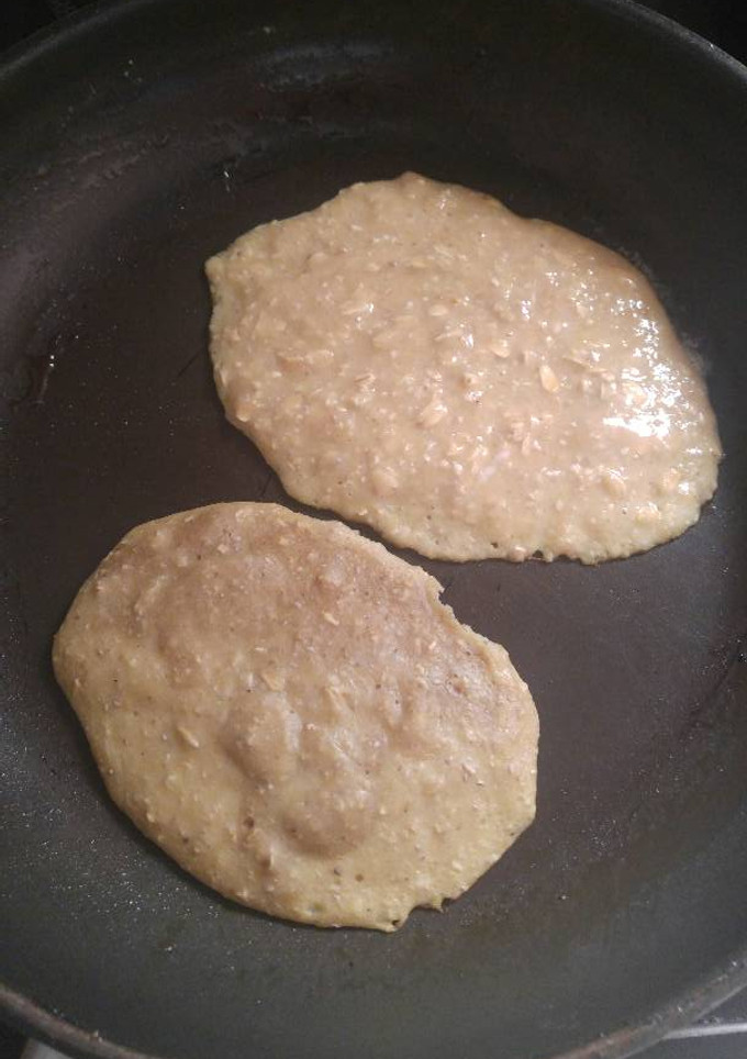 Una foto de Tortitas de plátano veganas