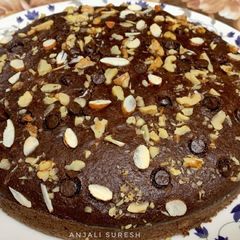 Eggless Chocolate Banana cake A picture of Eggless Chocolate Banana cake.