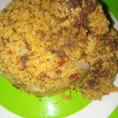 Fried couscous A picture of Fried couscous.