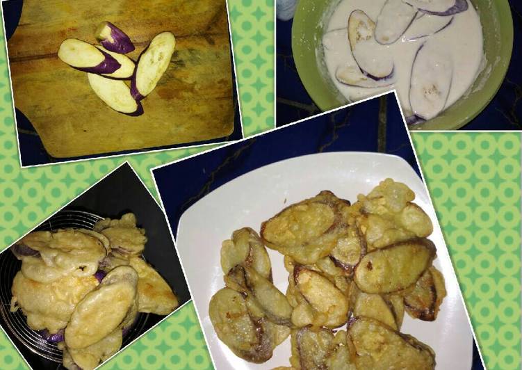 Terong goreng tepung simple