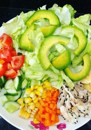 Hình của món Salad giảm cân.
