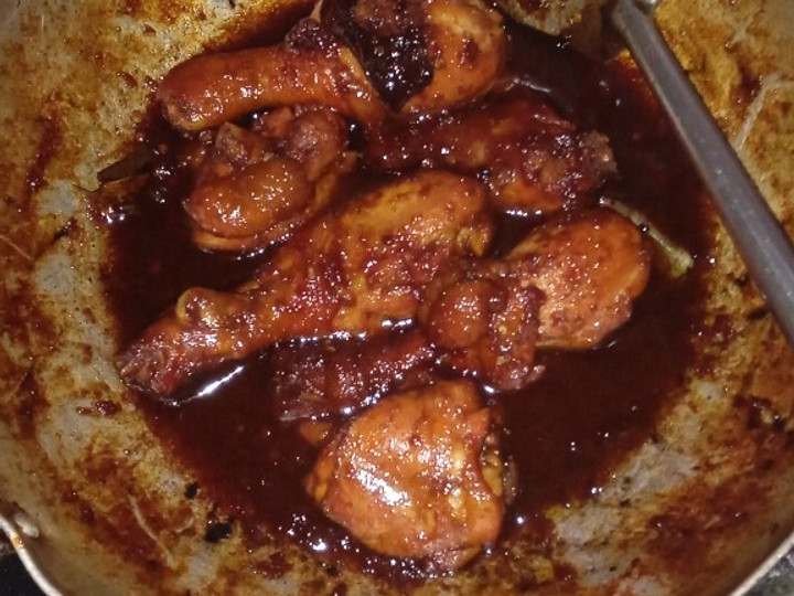 Resep Ayam bumbu kecap pedas Anti Gagal