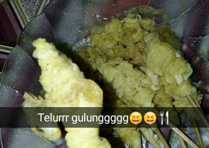 Telur gulung/ Telur tusuk sate