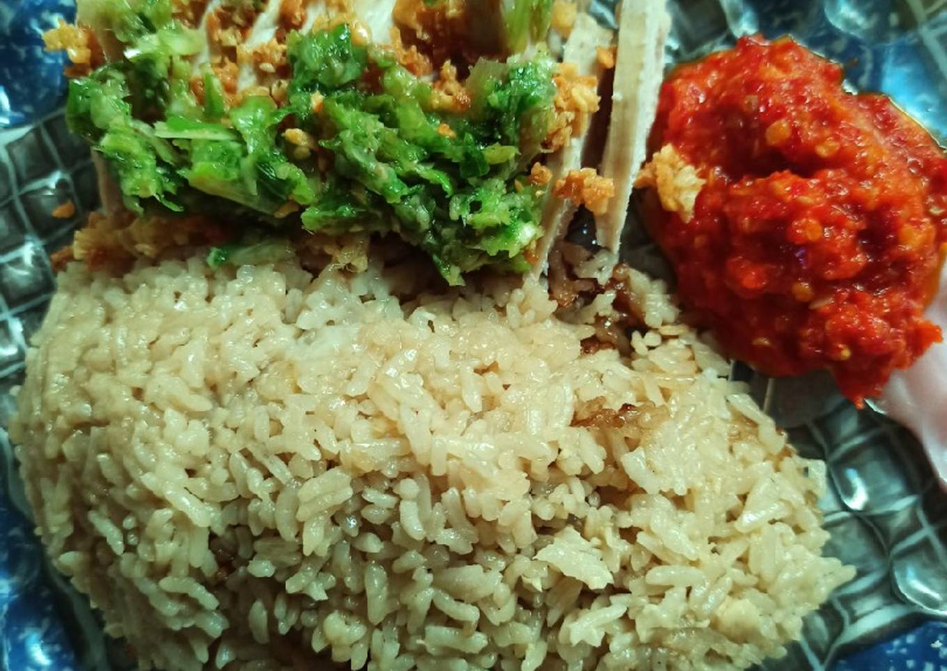 Nasi hainan (inspired by Devina Hermawan)