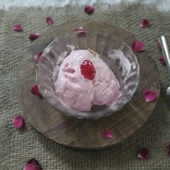 A picture of Strawberry ice cream.