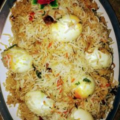 A picture of Andy aloo biryani.