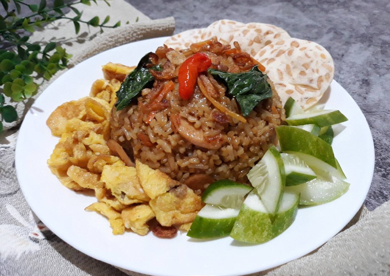 NASI GORENG TERASI Bumbu Iris