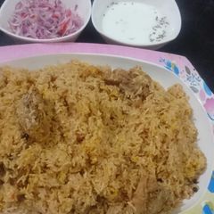 Chicken biryani A picture of Chicken biryani.