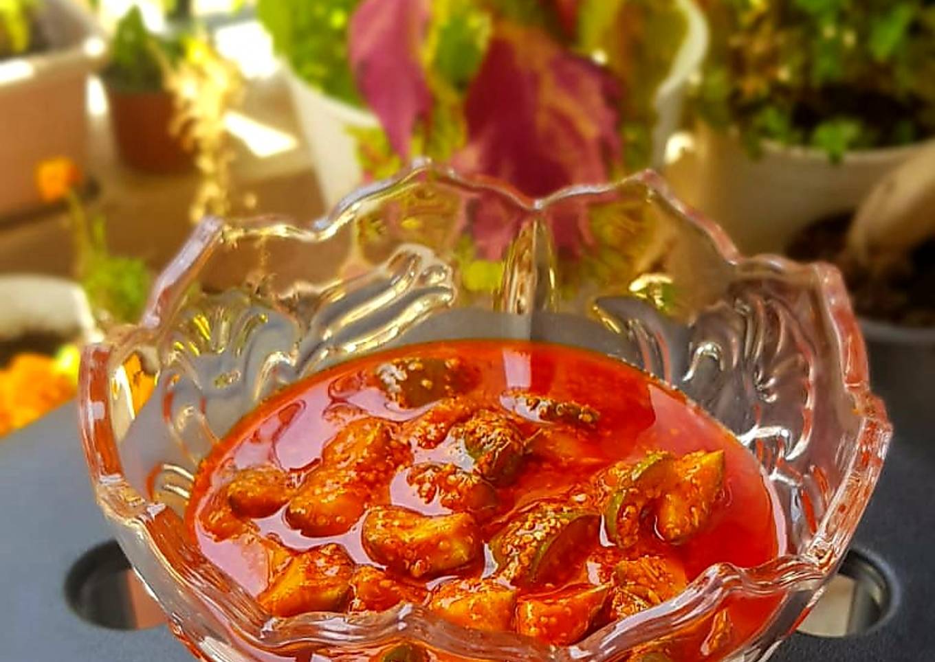 Instant mango pickle