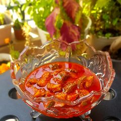 A picture of Instant mango pickle.
