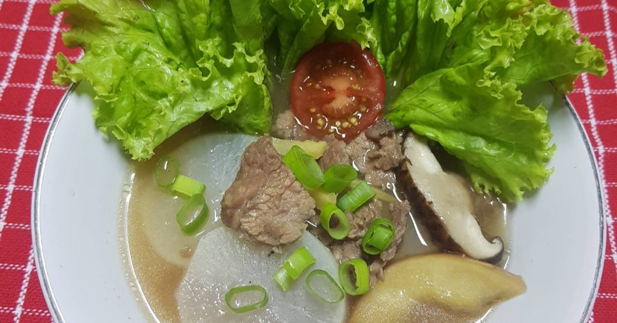 Resep Sup Lobak Sapi 🐄 Oleh Lina Bachry - Cookpad