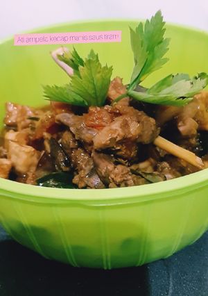 Foto resep Ati ampela kacap manis saus tiram
