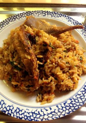A picture of Rice and beans mix.