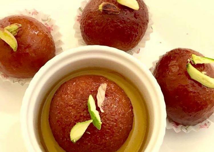 Eggless Gulaab Jamun