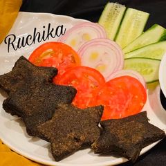 A picture of Ragi Spinach Parantha.