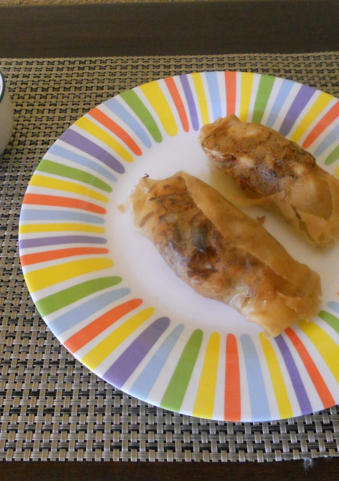 Una foto de Rollitos de pollo y soja