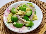 絲瓜肉片蓋飯