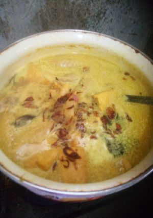 Foto resep Opor ayam tahu