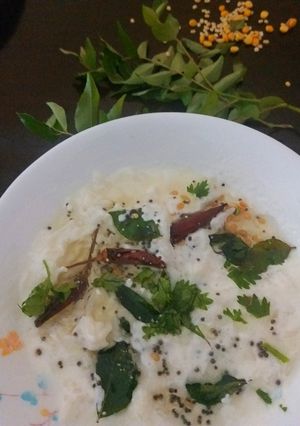 A picture of Curd rice.
