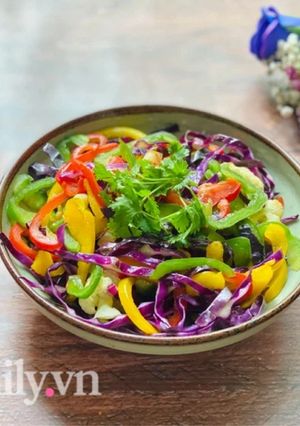 Hình của món Rau Xào Ngũ Sắc.