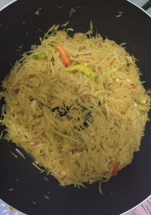 Foto resep Oseng pepaya muda