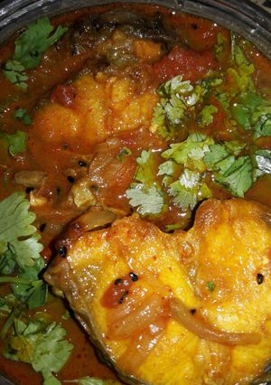 A picture of Fish curry.