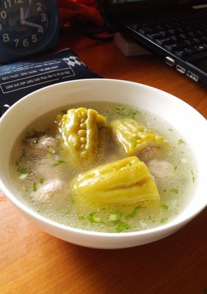 Hình của món Canh khổ qua nhồi thịt.
