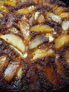 Una foto de Torta de manzana invertida