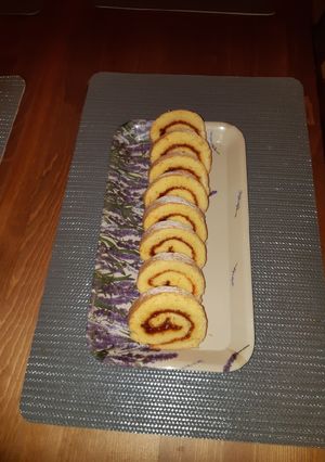 Piskótatekercs recept fotója