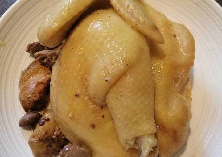 Easiest Way to Prepare Homemade Steam Half Chicken