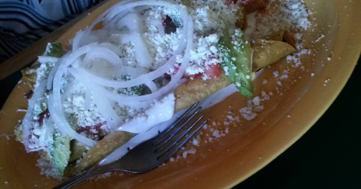 Flautas de carne deshebrada 14 recetas caseras Cookpad