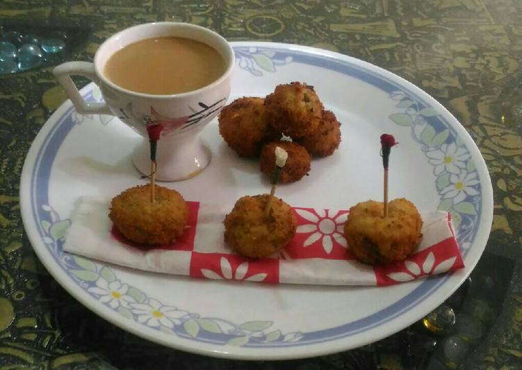 Stuffed mushroom snacks #monsoon