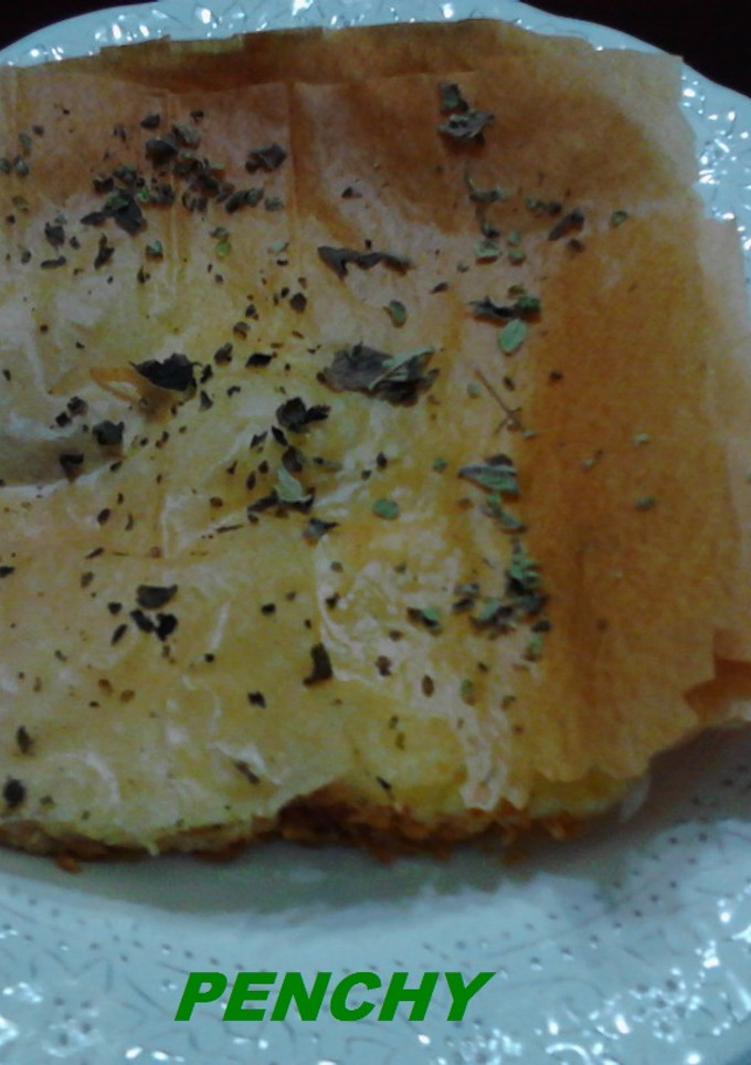 Una foto de Mil Hojas de pasta Filo Mediterránea